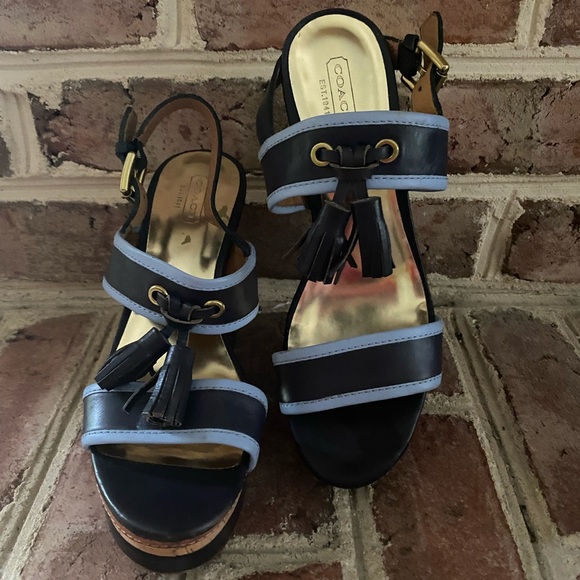 Coach Shoes - Coach Q1775 guileietta wedge sandals